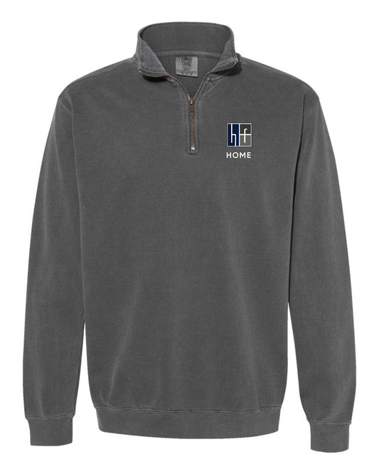 Comfort Colors Quarter Zip Pull Over- Pepper