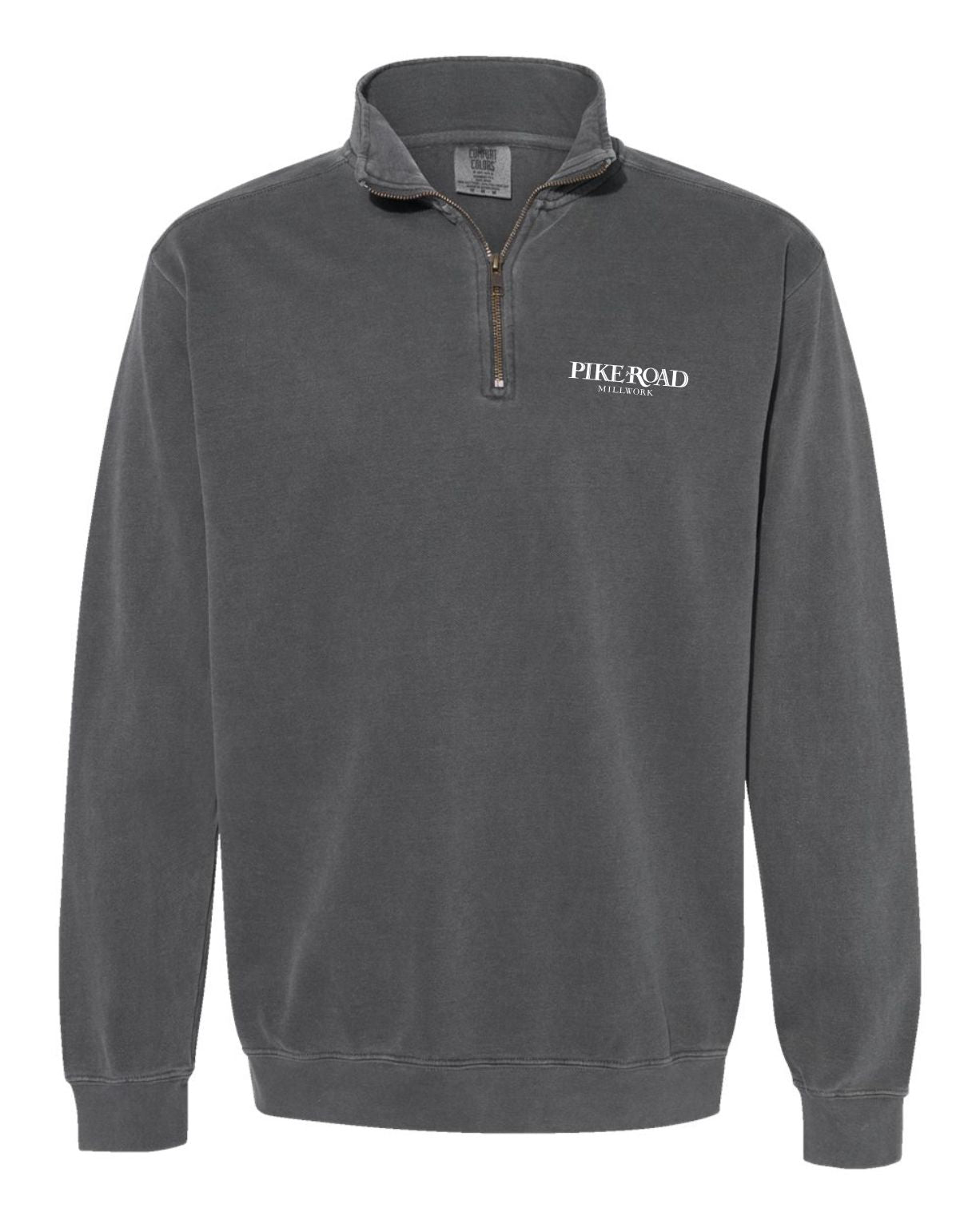 Comfort Colors Quarter Zip Pull Over- Pepper PIKE