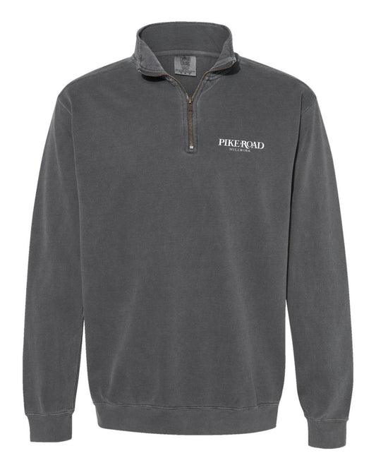 Comfort Colors Quarter Zip Pull Over- Pepper PIKE