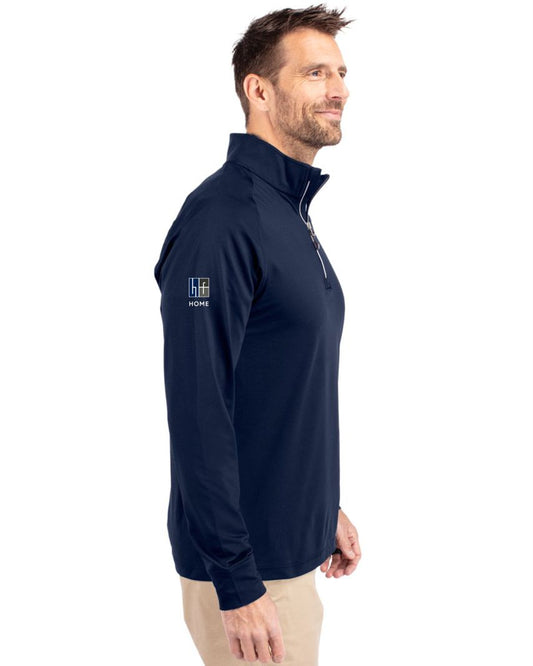 Cutter & Buck Adapt Eco Quarter Zip Pullover – HF Home Navy