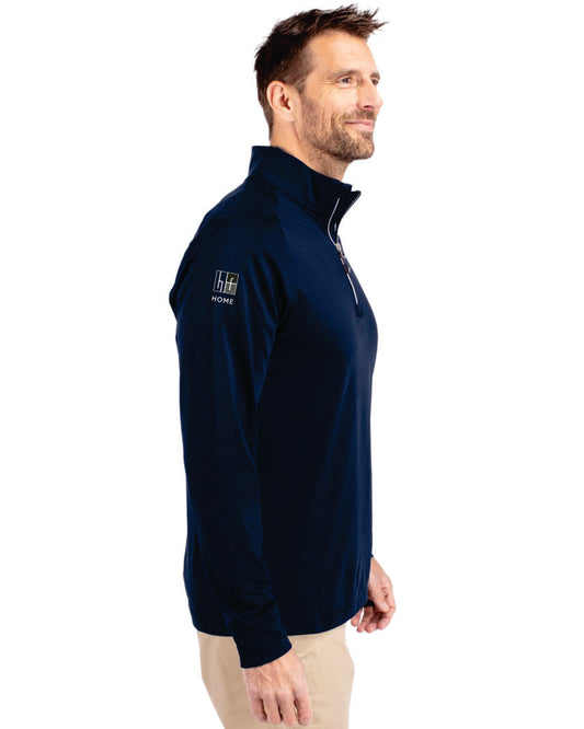 Cutter & Buck Adapt Eco Quarter Zip Pullover – HF Home Navy