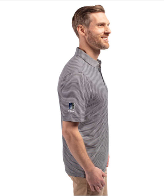 Cutter & Buck Forge Eco Double Stripe Stretch Recycled Mens Polo