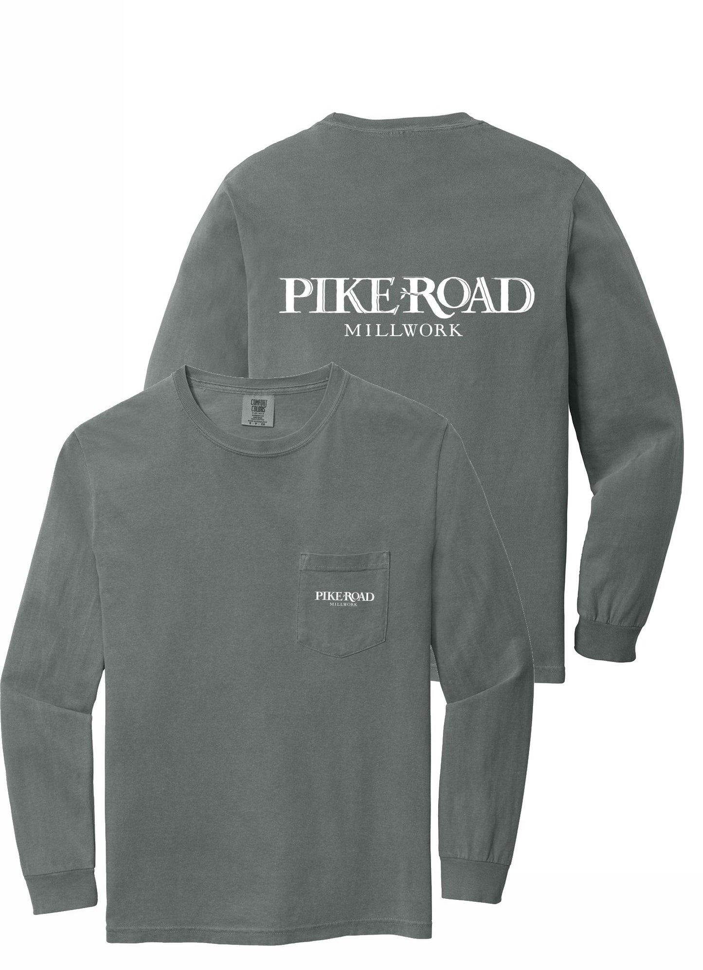 Comfort Colors ® Heavyweight Ring Spun Longsleeve Pkt Tee- Pike