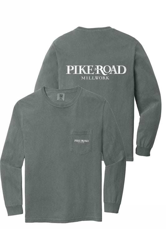 Comfort Colors ® Heavyweight Ring Spun Longsleeve Pkt Tee- Pike