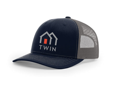 112 – Richardson – Trucker Snapback in Navy/Grey