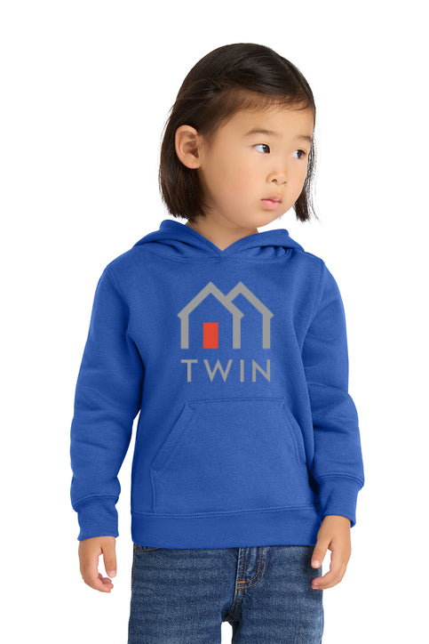 "The Clara" - Port & Co™ Toddler Core Fleece Pullover Hooded Sweatshirt