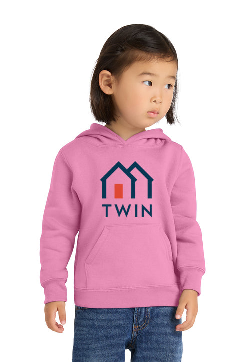 "The Clara" - Port & Co™ Toddler Core Fleece Pullover Hooded Sweatshirt